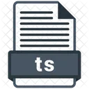 Ts Archivo Formato Icon