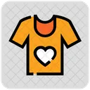 Valentine Day Heart T Shirt Icon