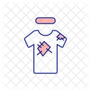 Torn Patch Tshirt Icon