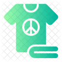 Tshirt Peace Sign Hippie Icon