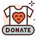 Tshirt Donation Clothe Donation Donate Icon