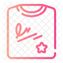 Tshirt Signature Autograph Icon