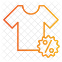 Tshirt Discount Cloth Icon