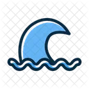 Disaster Wave Water Icon