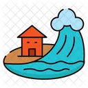 Tsunami Seismic Sea Wave Tsunami Warning System Icono