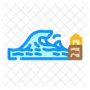 Tsunami Ola Natural Icono