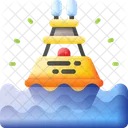 Tsunami Disaster Wave Icon