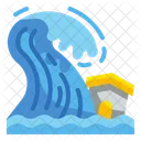 Tsunami Wave Weather Icon