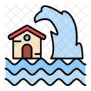 Disaster Wave Water Icon