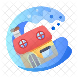 Tsunami disaster  Icon