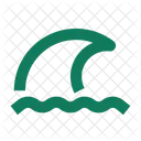 Tsunami Katastrophe Welle Symbol