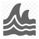 Tsunami Wave Ocean Icon