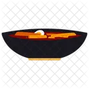 Tteokbokki Kulinarisches Gourmet Tteokbokki Symbol