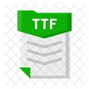 File Ttf Document Icon