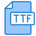 Ttf File File Ttf Icon