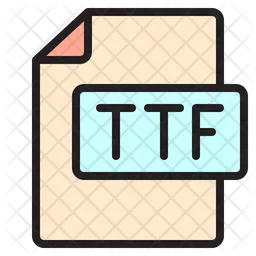 Ttf File  Icon