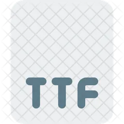 Ttf File  Icon