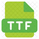 Ttf Document File Format Icon
