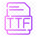 Ttf Ttf File Ttf File Format Icon