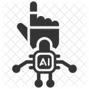 Mano De Ia Mano Miembro Cibernetico Icono