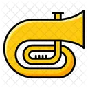 Saxophone Musical Instrument Tuba Icône