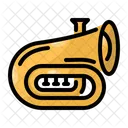 Tuba Brass Musical Instrument Icône