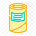Tube Cardboard Packaging Icon