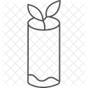 Tubo de compostaje casero  Icono
