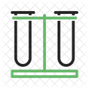 Tubo De Ensaio Quimica Conjunto Ícone