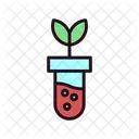 Tubo De Ensayo Biotecnologia Matraz Icono