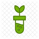 Tubo De Ensayo Biotecnologia Matraz Icono
