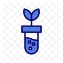Tubo De Ensayo Biotecnologia Matraz Icono