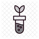 Tubo De Ensayo Biotecnologia Matraz Icono