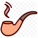 Pipa Retro Fumar Icono