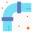 Tubo Curva Plastico Icono