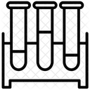 Tubos De Ensayo Equipos De Laboratorio Aparatos Quimicos Icono