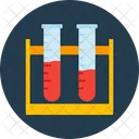 Tubos De Ensaio Frasco Quimico Vidraria De Laboratorio Icon