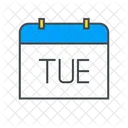 Tuesday Calendar Date Icon
