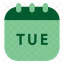 Tuesday Calendar Date Icon
