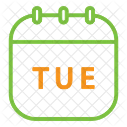 Tuesday calendar  Icon