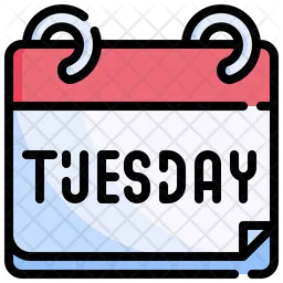 Tuesday Calendar  Icon