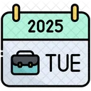 Tuesday Calendar Time Icon