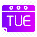 Tuesday Appointment Calendar Icon