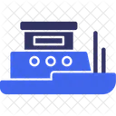 Tugboat Towboat Towing Vessel Icon