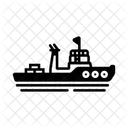 Tugboat Tow Maritime Icon