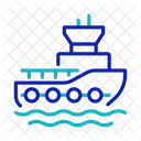 Tugboat Transportation Boat Icon