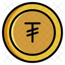 Tughrik Coin Money Icon