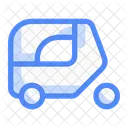 Tuk Tuk Transport Rickshaw Icon