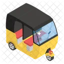 Rikshaw Auto Transport Icon
