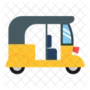 Tuk Tuk Transport Rickshaw Icon
